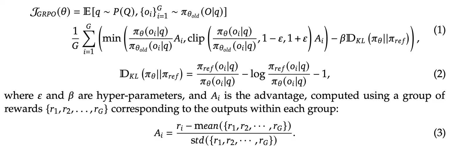 Group Relative Policy Optimization